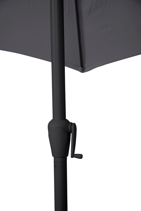 Parasoll m/vev & tilt Grå Ø3 m Sunlife